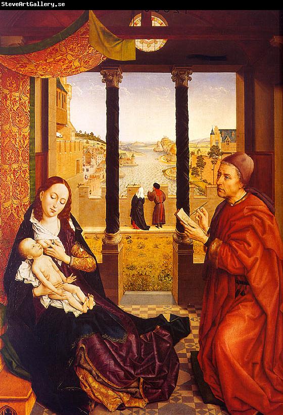 WEYDEN, Rogier van der St. Luke Painting the Virgin  Child